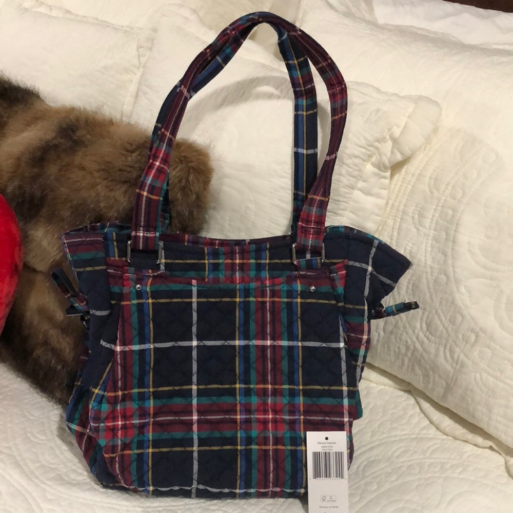 Vera Bradley Glenna Tote in Tartan